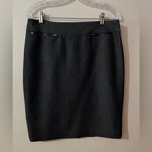 Calvin Klein Charcoal Pencil Skirt Women’s Size 6